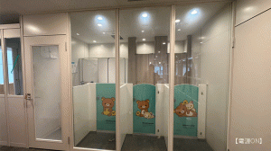 調光フィルムショールームON