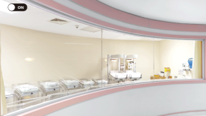 調光フィルムON