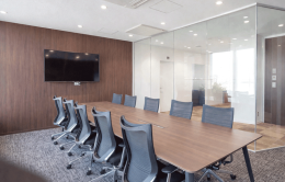 クロオビ-会議室モニター